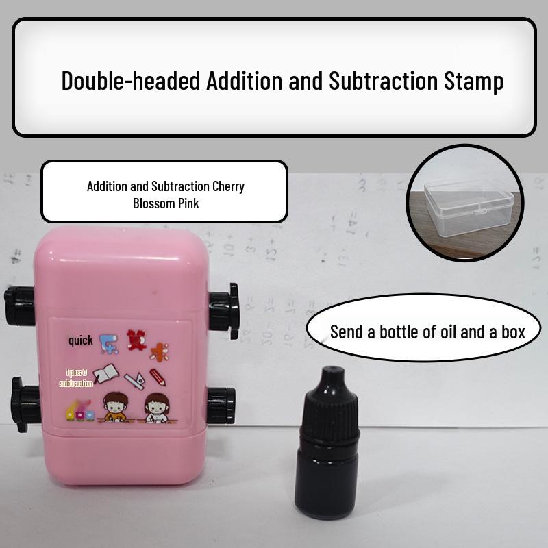 Addition & Subtraction Stamp Roller: Random Math Questions for Kids Teaching, Within 100