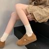 Dicksohlige Samt-Winter-Neuheit Retro Lazy Ein-Pedal Schwangere Frauen Rundum-Baumwollschuhe