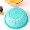 4Pcs Plastic Rice Washing Basket Set - Multifunctional Colander for Fruits Vegetables and Rice - Space-Saving Kitchen Tool - Assorted Color