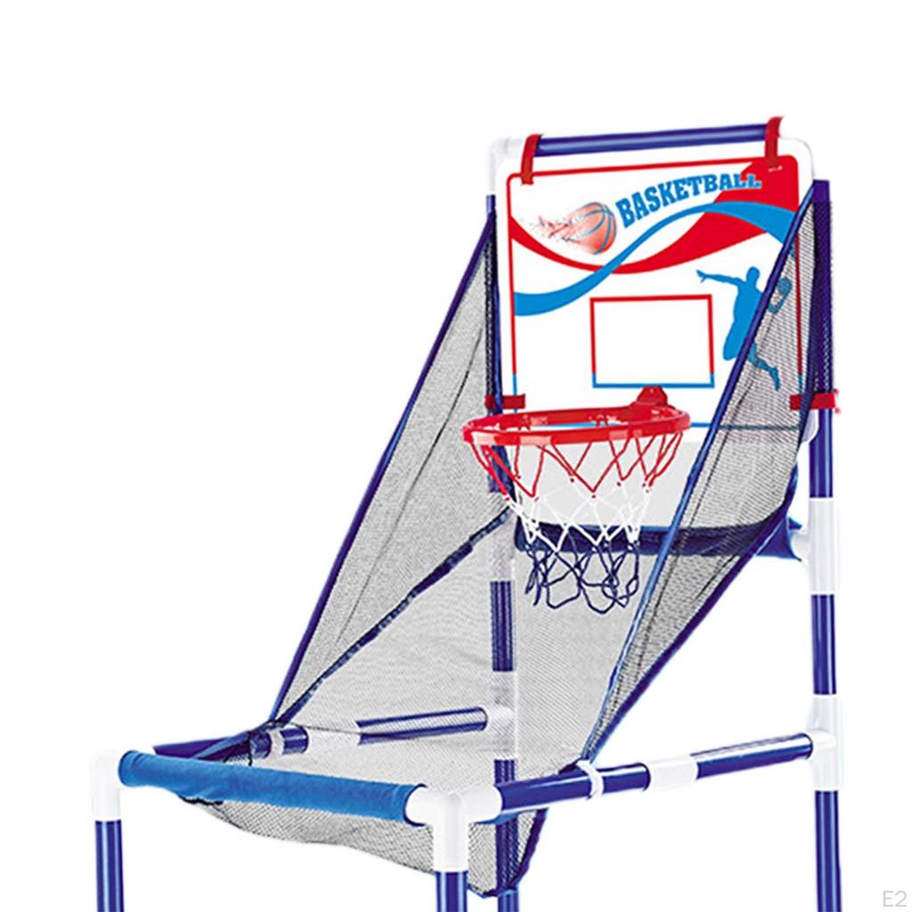 Basketball Hoop Arcade Game with 2 Balls and Hoop, Indoor Outdoor Sport Play Toy for Kids Age 6 7 8