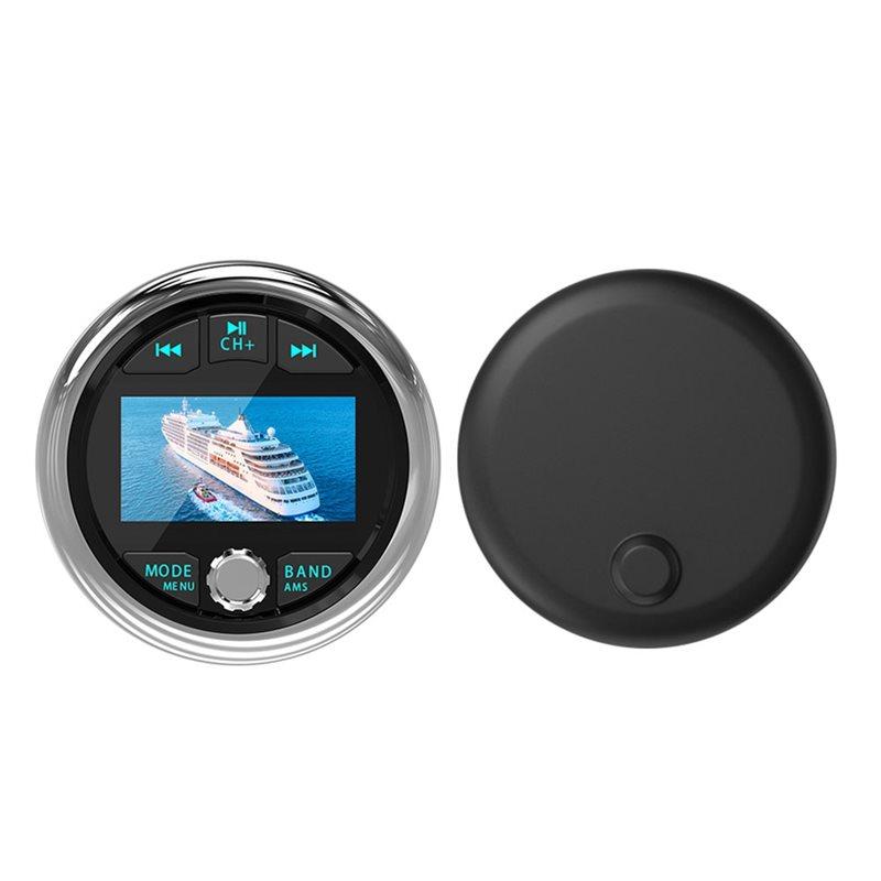 Морская стереосистема MP5 для яхты, квадроцикла, UTV, гольф-кара, мотоцикла, лодки, радиоприемник, Bluetooth, FM, AM, RDS, аудио, IPX5 водонепроницаемая
