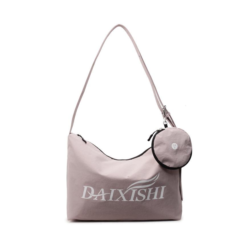 Large capacity bag women's new summer versatile shoulder messenger bag college students commuting tote bag