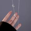 Female Light Luxury Niche Three Butterfly Tassel Necklace