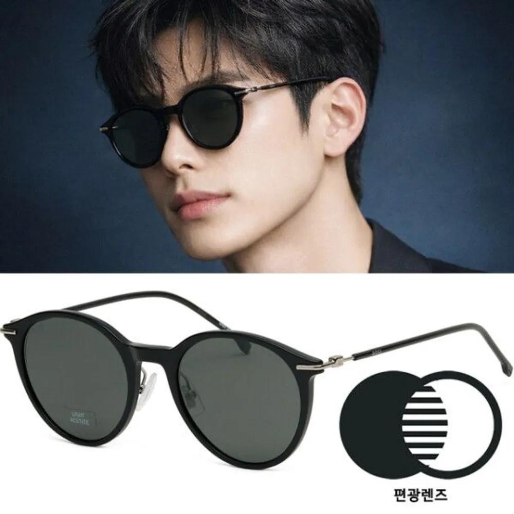 

[Hugo Boss] Hugo Boss Sunglasses BOSS1690FSK 807M9 Polarized Ultra-light Round Men s & Women s