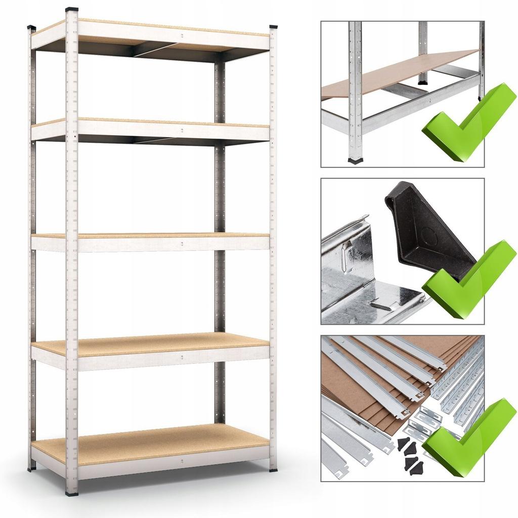 Malet Metalhylde 150X75X30 175Kg/4P Tm Smart Regaly