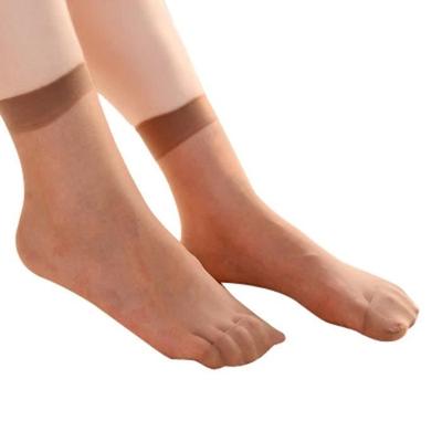Söckchen - SDM - 10 Paar - Ultra Seide Elastisch - Damen - Farbe Kaffee