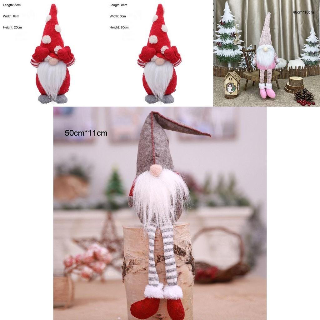 Charming Faceless Doll Christmas Decorations For Delightful Home Ornamentation