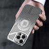 For iPhone 16 Pro Max Case Back Hollow Heat Dissipation Aluminum Alloy Phone Cover