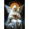 Nordic Religious Art Benevolent Portrait Of The Virgin Mary Archangel Canvas Painting Living Room Modern Aesthetics Home Decor