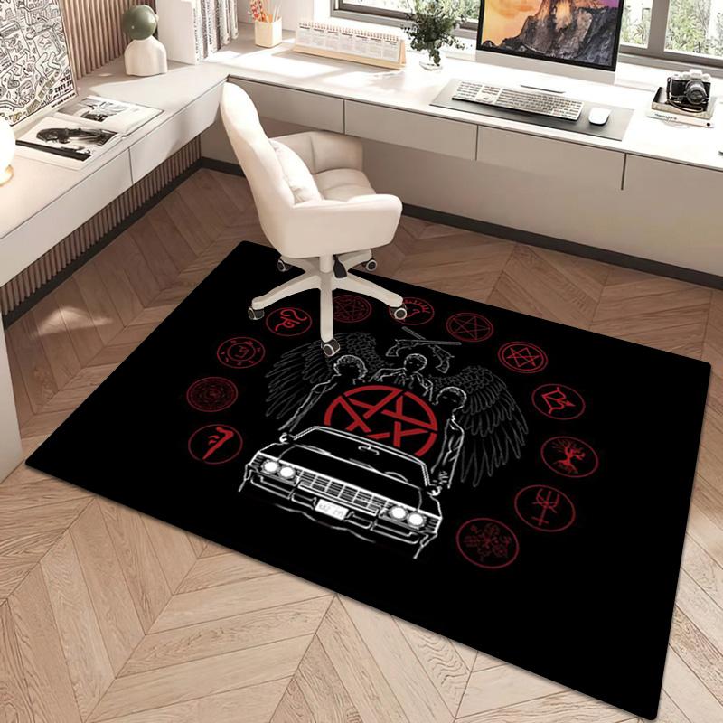Supernatural Rug - Home carpet Office Decorative Carpet For Living Room Bedroom Door Mat Floor Rug Computer Chair Area Rug