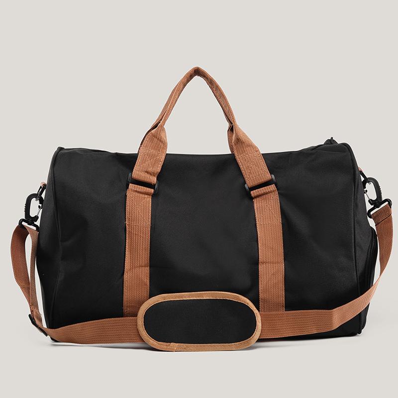 Duffelová taška, cestovní taška, zavazadlová taška, velká kapacita, na služební cesty, lehká, lze umístit na madlo, taška z oxfordské tkaniny, styl přes tělo