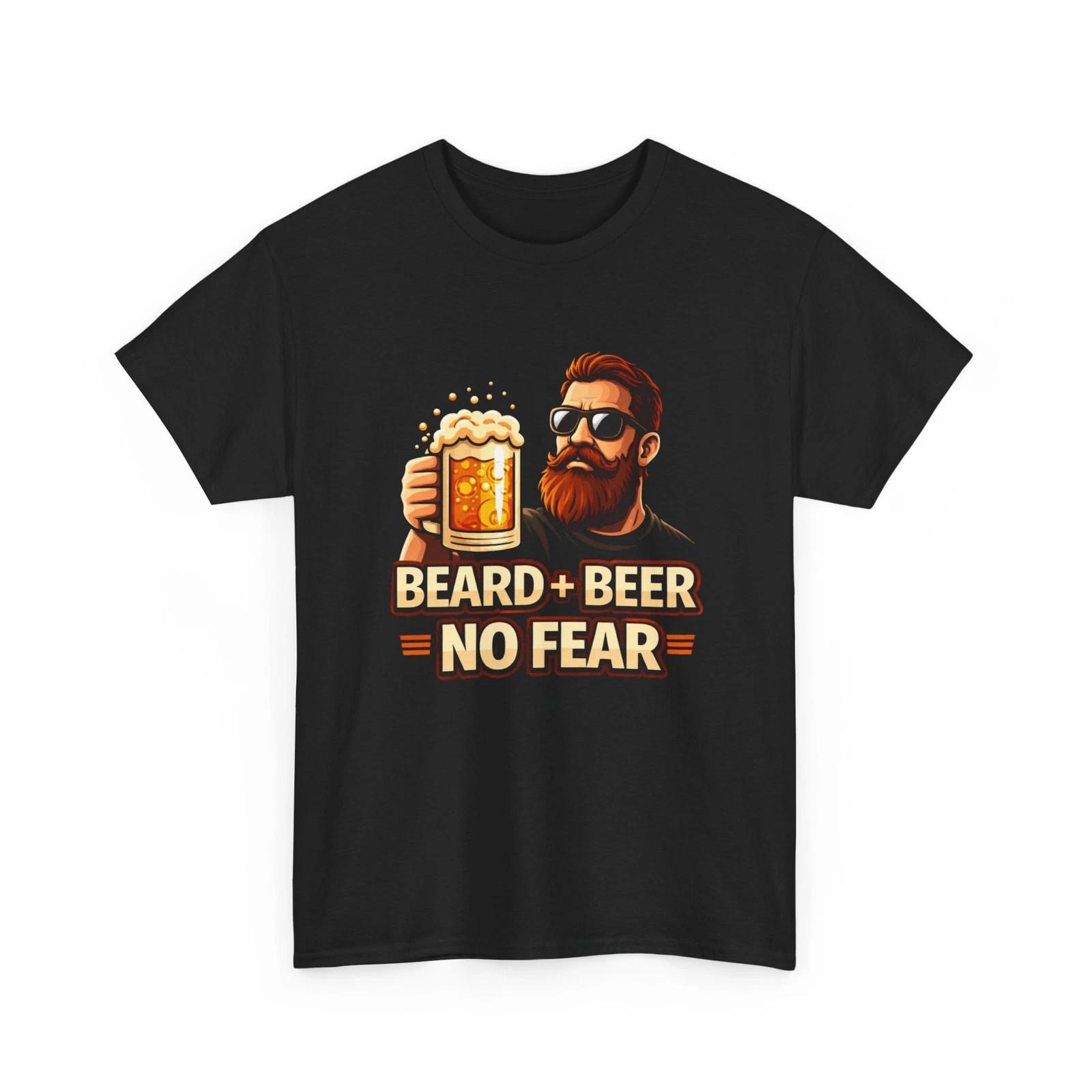 Bearded Man Drinking Beer Children s Children s T Children s T-shirt | Beard + Beer No Fear Tee 150