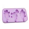Silicon Ice Cream Stencil Dinosaur Shape With 6 PP Stick Easy Release