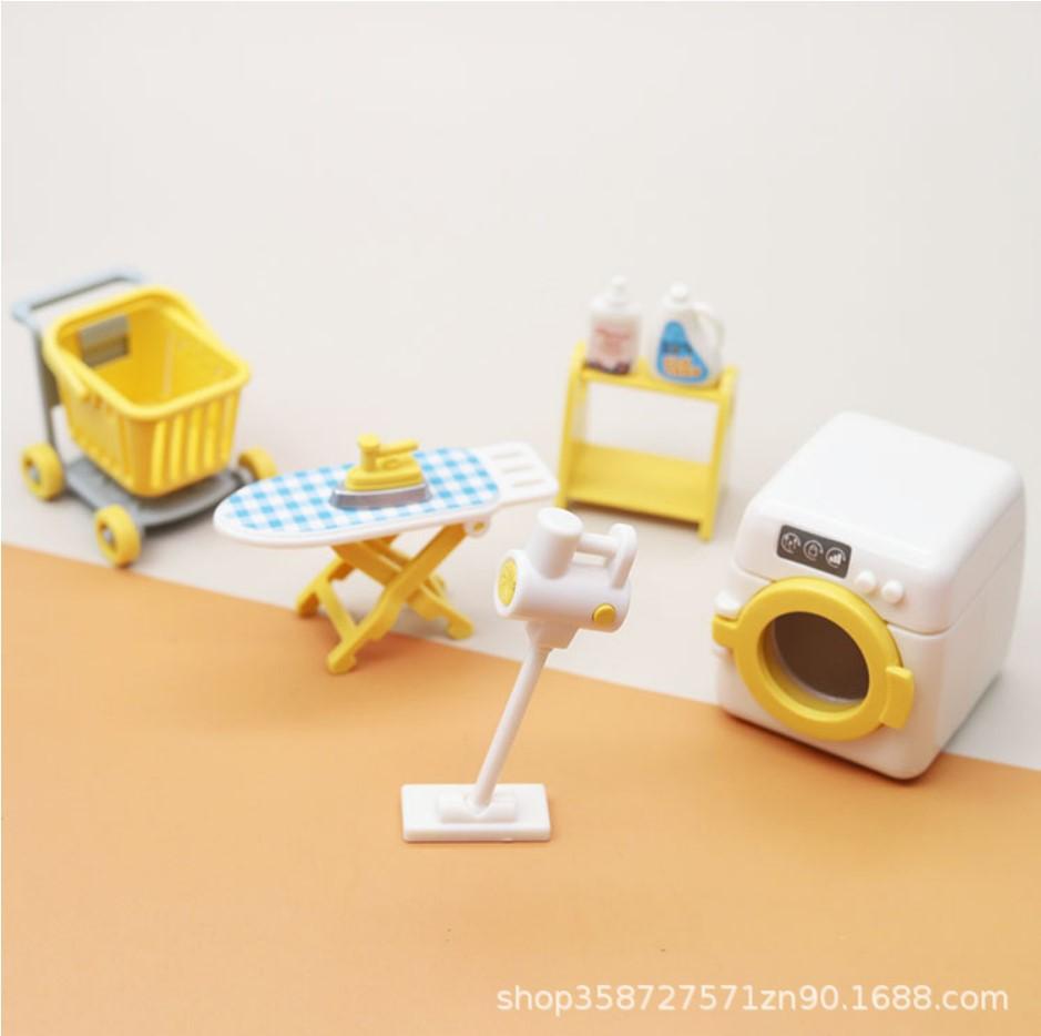 Play House Toy Simulation Mini Furniture Full Set Kitchen Doll House Miniature Food Play Scene Ornament Girl Model
