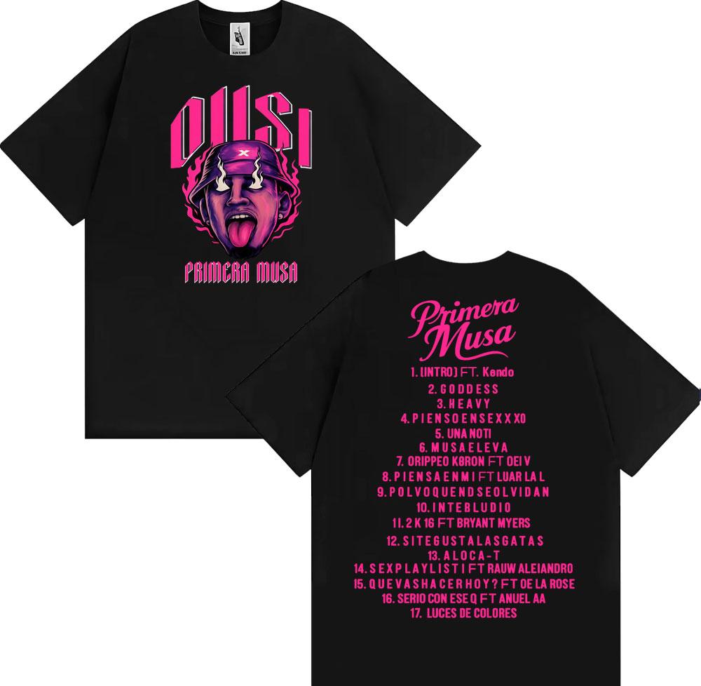 Omar Courtz Primera Musa Graphic T Shirt Men Women Clothing Hip Hop Fashion Tshirt Harajuku Casual Cotton Short Sleeve Tshirts