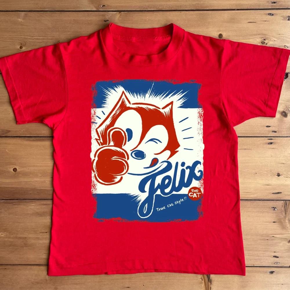Felix The Cat Classic Funny Unisex Cotton T-Shirt All Size MA172 M