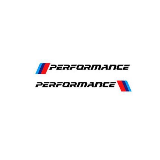 2PCS M Performance Bumper Windows Stickers Rear Trunk Decals For BMW X7 X3 X4 X5 X6 3 4 5 6 7 Series Z4 M M3 M5 M6 E38 E39 E46 E53 E60 E61 E64 E70 E71