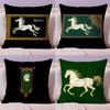 Kingdom Of Rohan Funny Cushion Cover Plush Fabric Soft Double-Sided Printed Invisible Zipper Sofa Pillow Case Home Decor