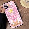Anime C-CardcaptorS S-Sakura Phone Case For Iphone 17 16 15 14 13 12 11 Pro Max Plus Black Shell Cover Case
