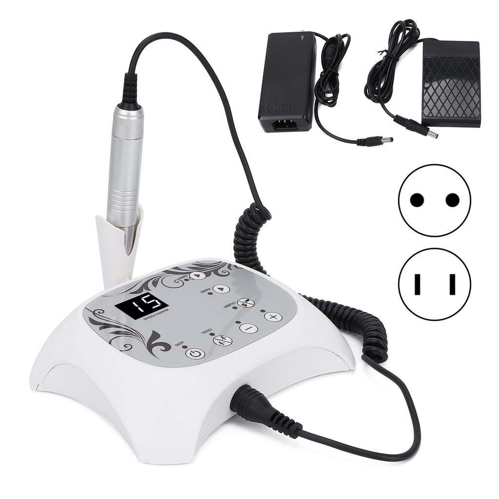 Mașină profesională electrică de pilă de unghii, freză, manichiură, lustruire, modelare, instrumente 100~240V