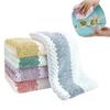 Lot de 5 torchons de cuisine ultra doux et absorbants en velours corail, couleurs aléatoires, chiffons en microfibre doux