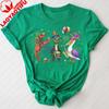 Mardi Gras Shirt Crocodile Crawfish Pelican New Orleans Festival Graphic T Shirts Y2k Women Clothing Shirts for Women Goth Tops