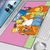 Die Simpsons Cartoon Mauspads Gummi-Matte Laptop XXL Mauspads Notizbuch Gamer Computertisch Gaming Zubehör