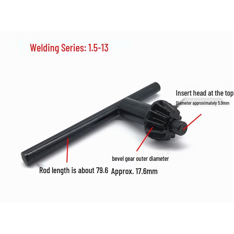 Electric Drill Chuck Wrench Key Set: Sizes 0.6-6, 1.5-10, 1.5-13, 3-16, 5-20