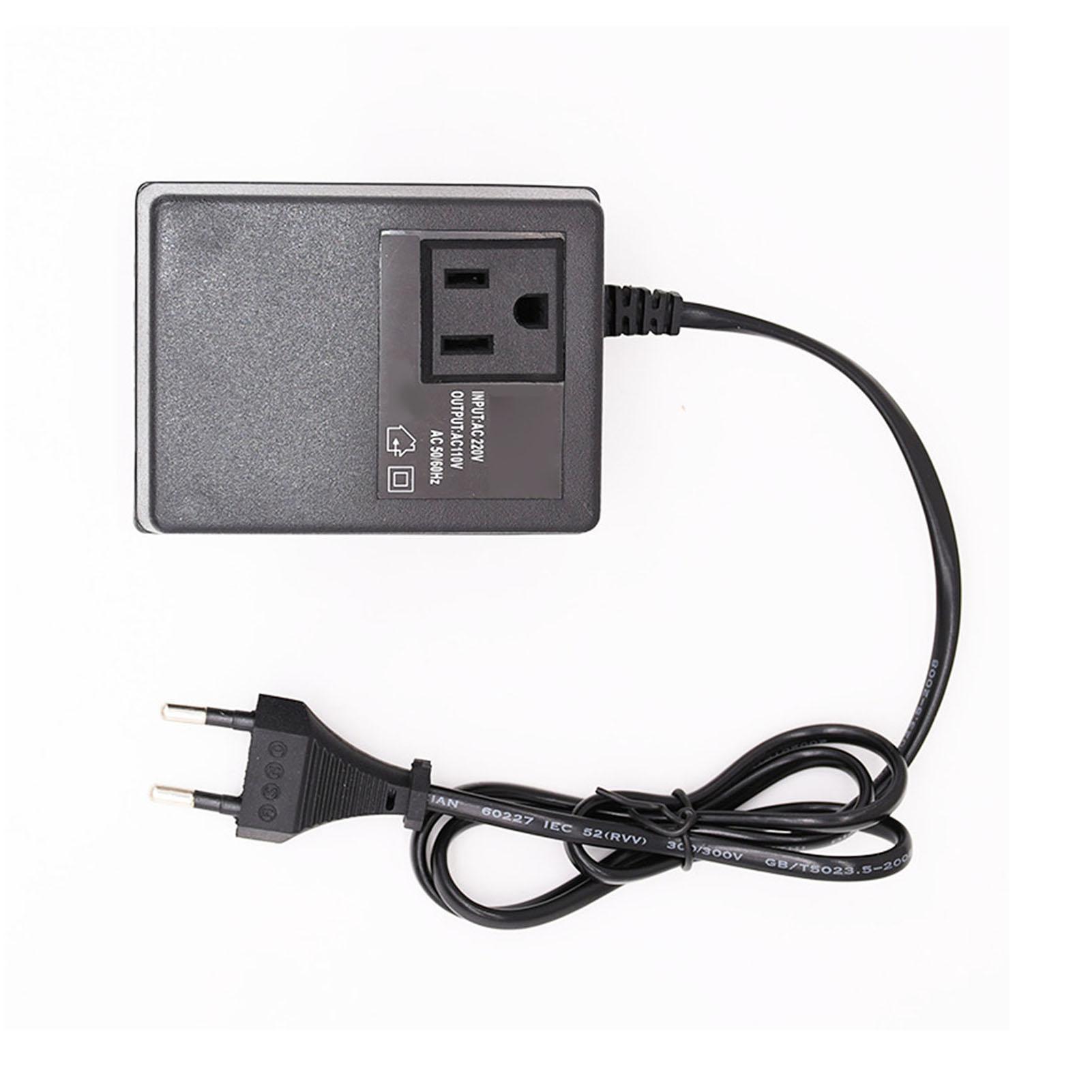 

Power Converter Adapter 200W 2 Round Pin Plug International Travel Adapter Voltage Converter