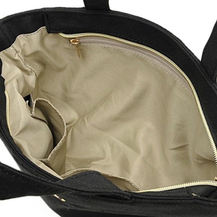 [Savoy] Canvas Bag. Black, One Size.