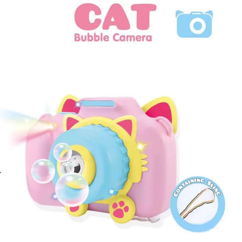 Cartoon Camera Bubble Machine Toy, Automatic Bubble Blower For Boys And Girls, Suitable For Outdoor Play, Birthday Gifts