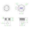 Waterproof Voltmeter Car Motorcycle LED Panel Digital Voltmeter Volt Voltage Meter Display Voltmeter 12V 24V 36V DC 5V-48V