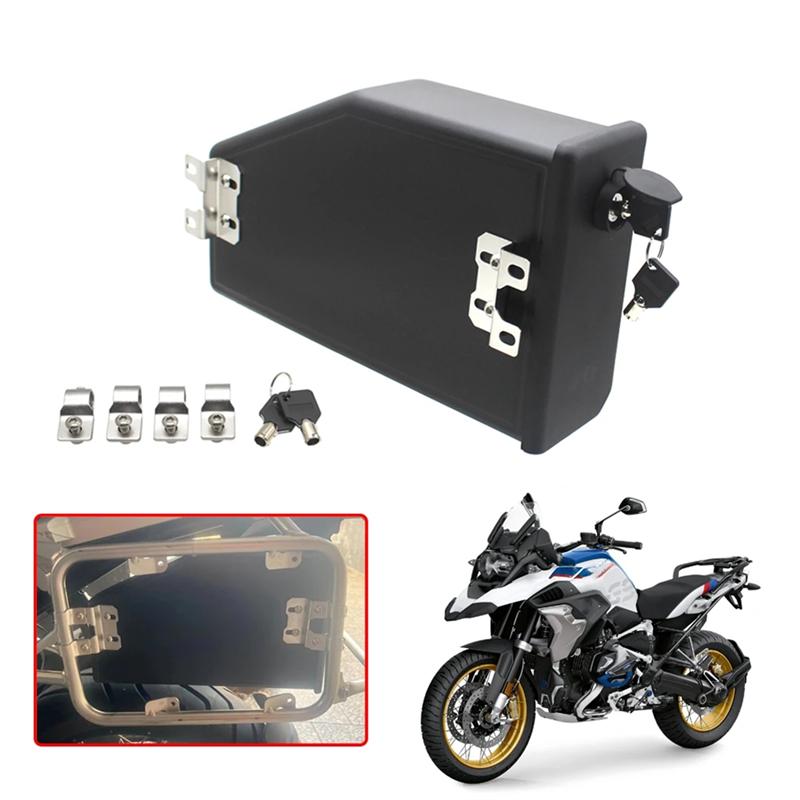 Ac29-Motorcycle Left Side Box For BMW R1200GS R1250GS R1300GS LC ADV Waterproof Tool Box R1250 R 1250 GS Adventure 2014-2024