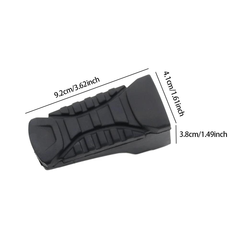 2X Motorcycle Rear Footpegs Plate Footrest Rubber Pad Cover Universal For BMW R1200GS LC/ADV Adventure R1250 GS LC/ADV 2013-2018