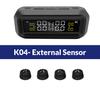 Wireless TPMS High-Precision Monitoring of Car Tire Pressure and Temperature Built-in External Car Safety Alarm