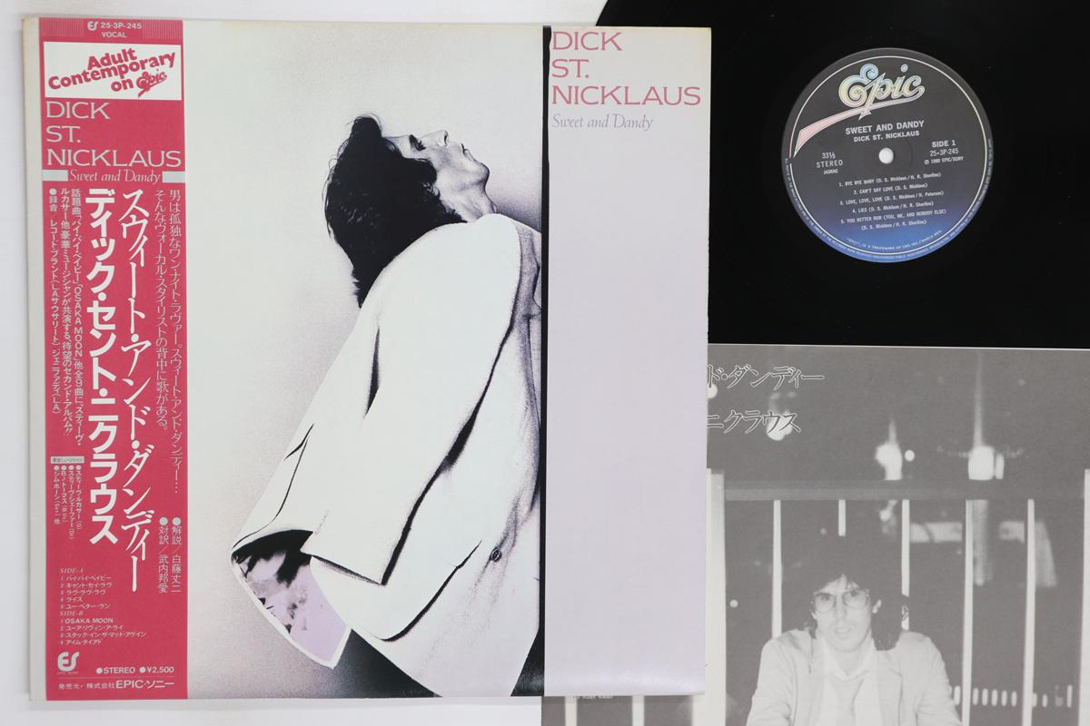 

LP Record DICK ST NICKLAUS Sweet And Dandy 253P245 EPIC 1980 Japan Obi Rock Used
