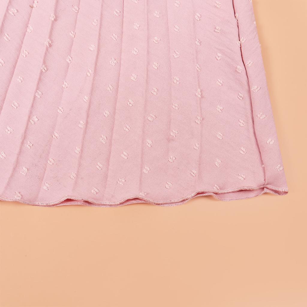 GMXIA New Style Tie High Waist Pleated Hair Ball Dress Sleeveless Summer Dress Casual Vacation Travel Skirt