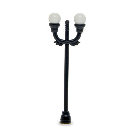 4Pcs Decorative ABS Vivid DIY Function Mini Dollhouse Street Lamp Mini Street Light