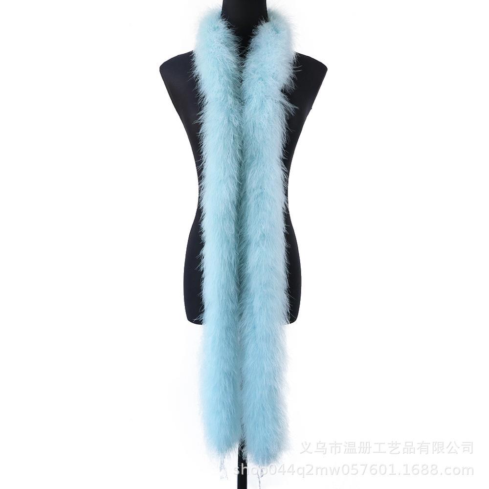 New Turkey Fur 50G Full Fleece Strips Fleece Thickened Scarf Stage Performance Materials Fleece Strips Accessories