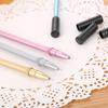 10pcs 0.5mm creative tennis racket shape gel pen cute stationery badminton racket water pen office signature pen