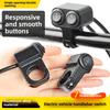 The Universal 3-wire Aluminum Alloy Switch for Motorcycles, Independent Buttons, LED Headlights, Turn Signals and Horn