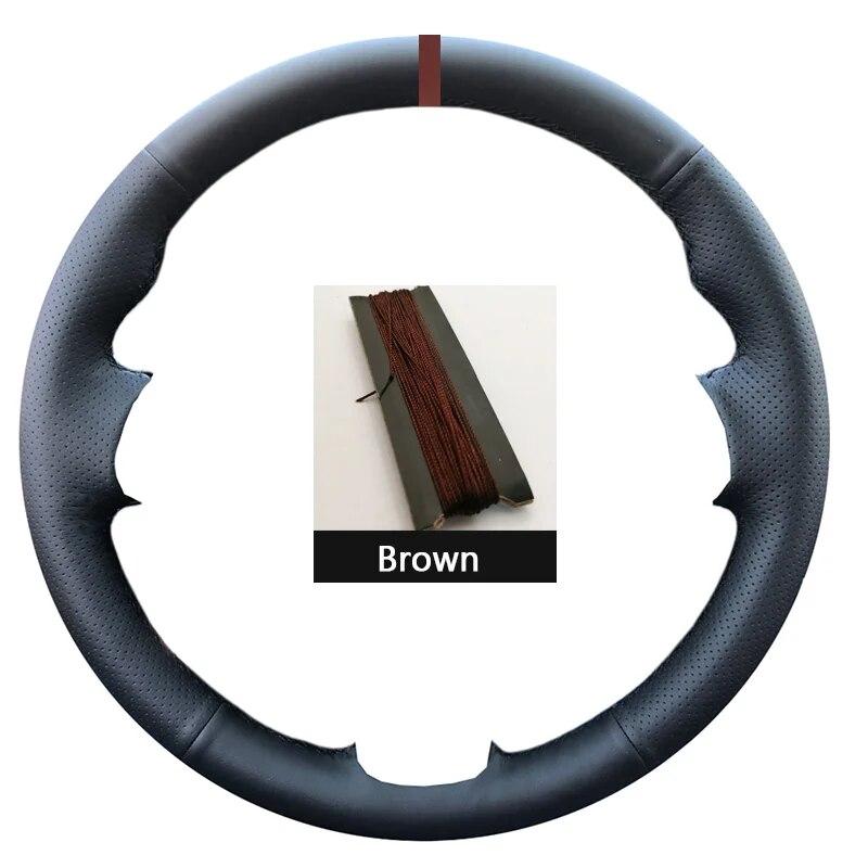 

Чехол на руль автомобиля из искусственной кожи своими руками для Volkswagen VW Golf 4 Passat B5 1996-2003 Seat Leon 1999-2004 Polo 1999-2002 коричневый