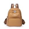 Schoolbag Women's Casual Backpack Wholesale Korean Version Trendy Solid Color Travel Backpack Nylon Oxford Cloth Small Backpack