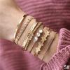 Bohemian Minimalist Multi-layer Women's Chain Bracelet Set