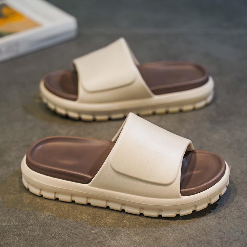 Summer Women Slippers Men Sandals Casual Beach Shoes Soft Bottom Slides Thick Platform EVA Anti Slip Home Slippers