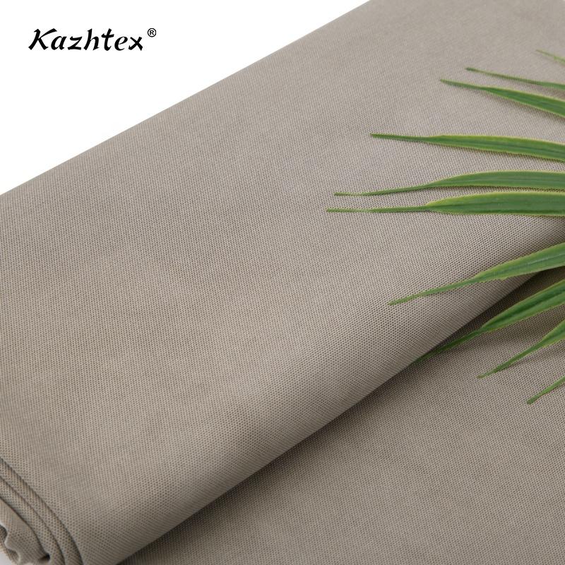 EMF Protective Silver Stretch Mesh Conductive Fabric