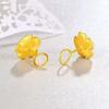 Peach Blossom Elegant Women's Earrings - Simple, Versatile Ear Hooks Gift Jewelry