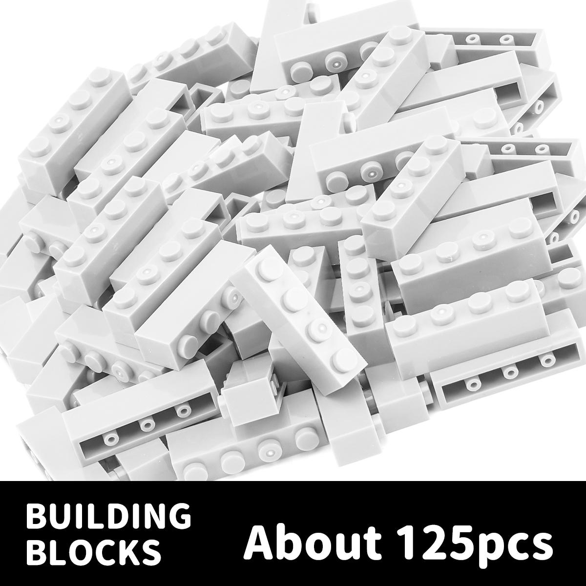 200g1x4 DIY Konstruktionssteine Dicke FigurenSteine Punkte Lernorientiert Kreativ GrößeKompatibel Mit Spielzeug fürKinder 200g1x4 high brick
