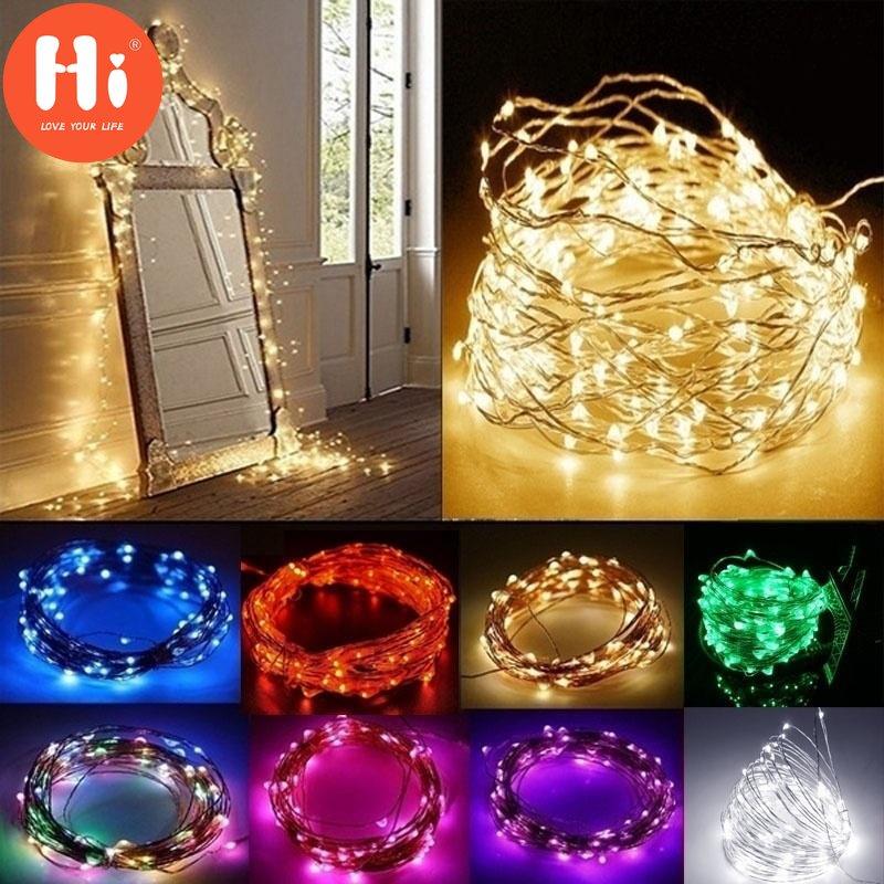 

Привет на батарейках светодиодные гирлянды для рождественской елки гирлянды на открытом воздухе вечерние свадебные украшения