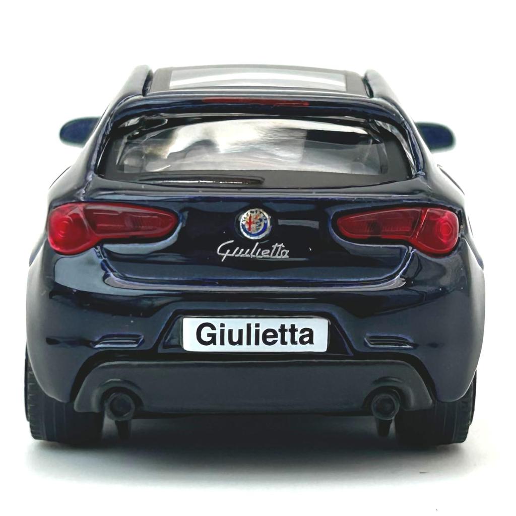 Bburago Alfa Romeo Giulietta Miniature Car Scale ALFA ROMEO GIULIETTA 2010 1/43 (Blue Metallic) [Used]